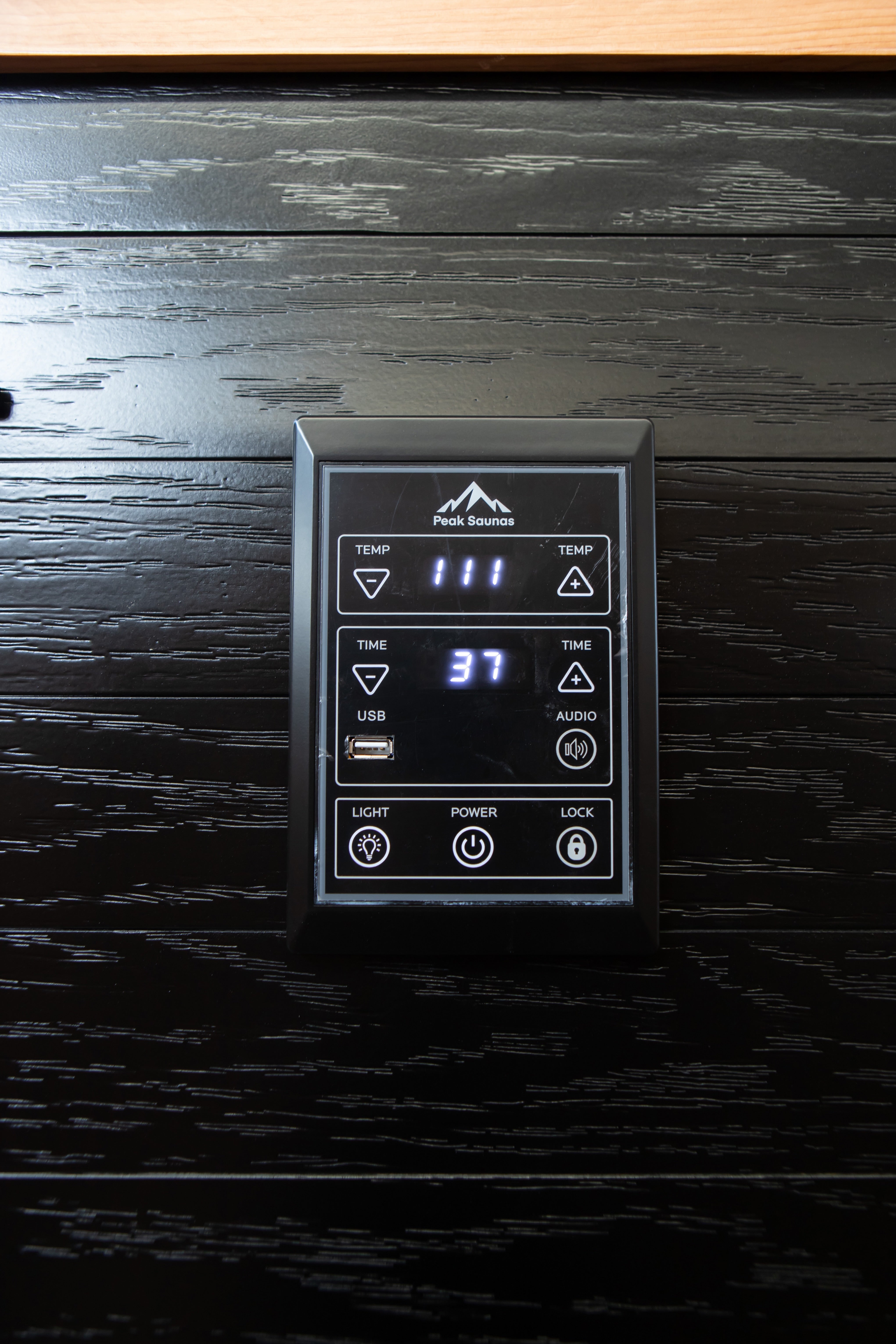 Peak Saunas Fuji 2-Person Full Spectrum Infrared Sauna with Built-In XL Medical-Grade Red Light Therapy & Smart WiFi App Control