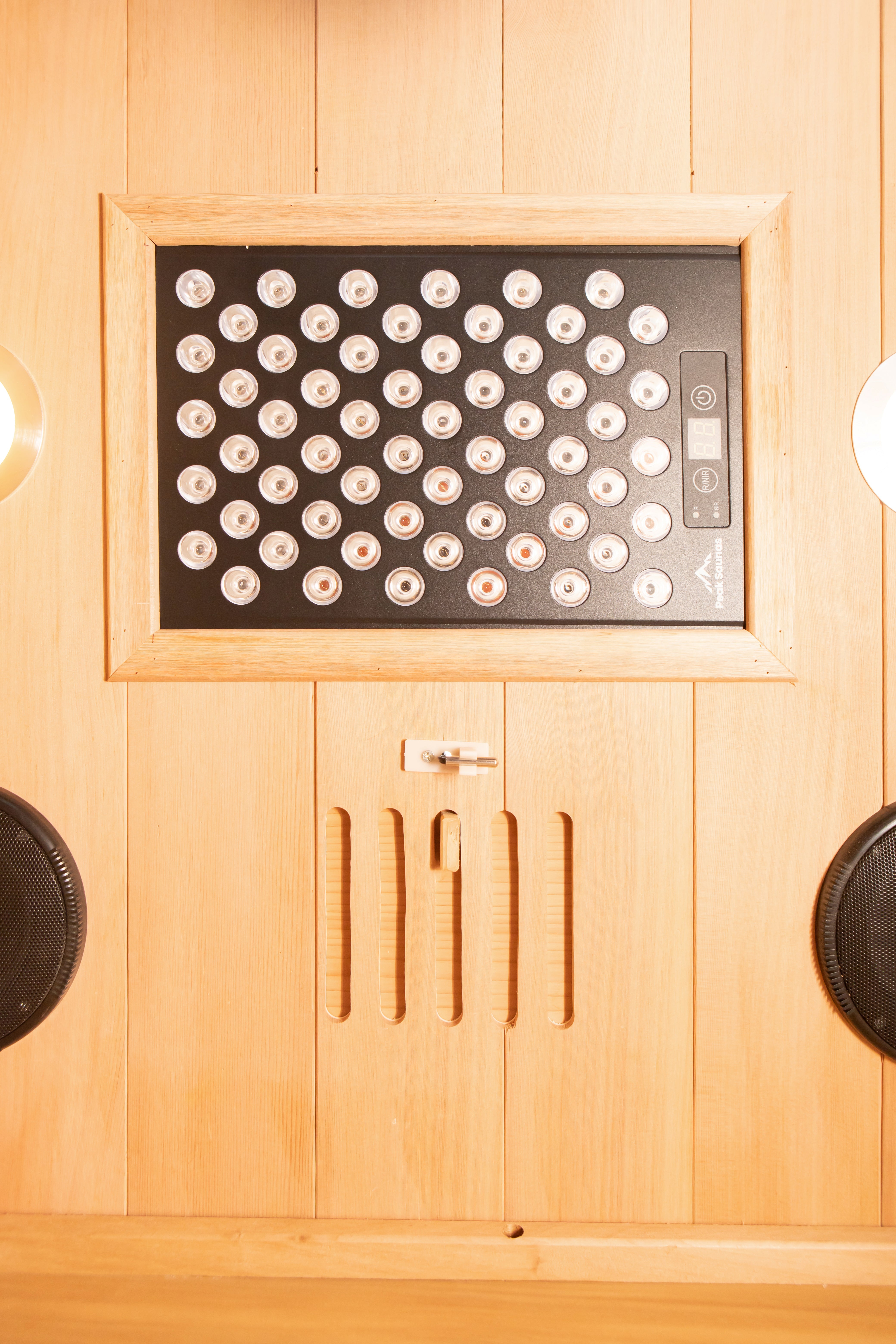 Peak Saunas Aspen 1-Person FAR Infrared Sauna with Smart WiFi App Control