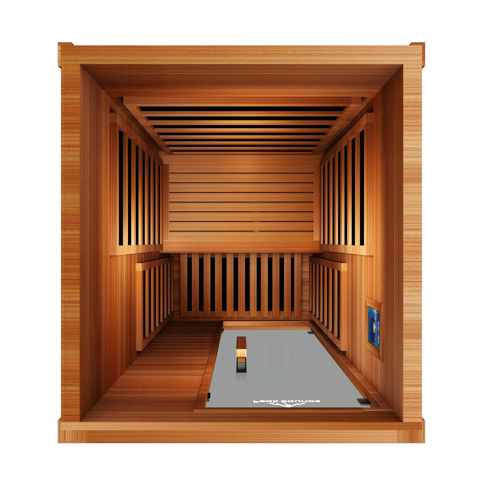 Peak Saunas Aspen 1-Person FAR Infrared Sauna with Smart WiFi App Control