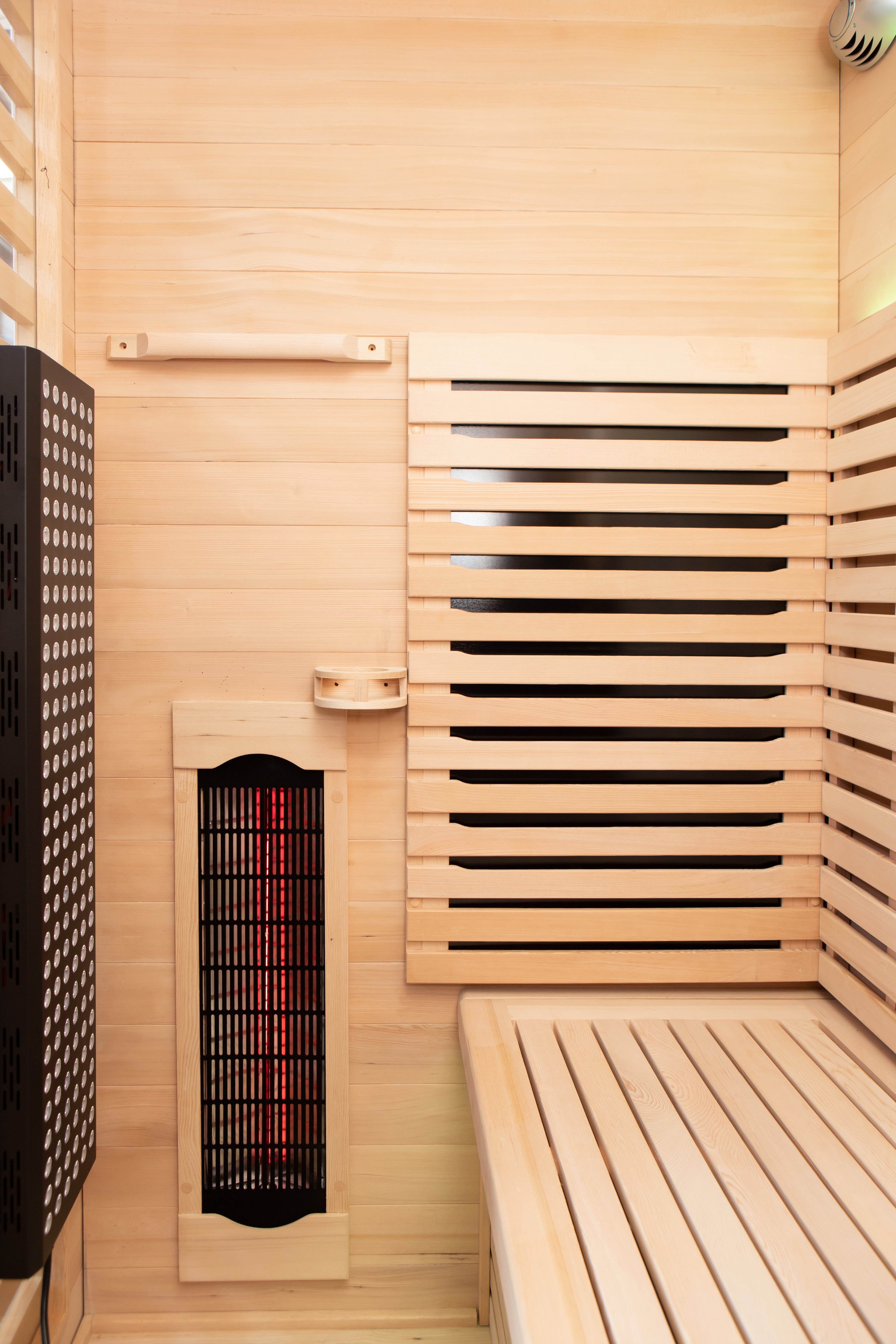 Peak Saunas Denali 3-Person Full Spectrum Infrared Sauna with Built-In XL Medical-Grade Red Light Therapy & Smart WiFi App Control