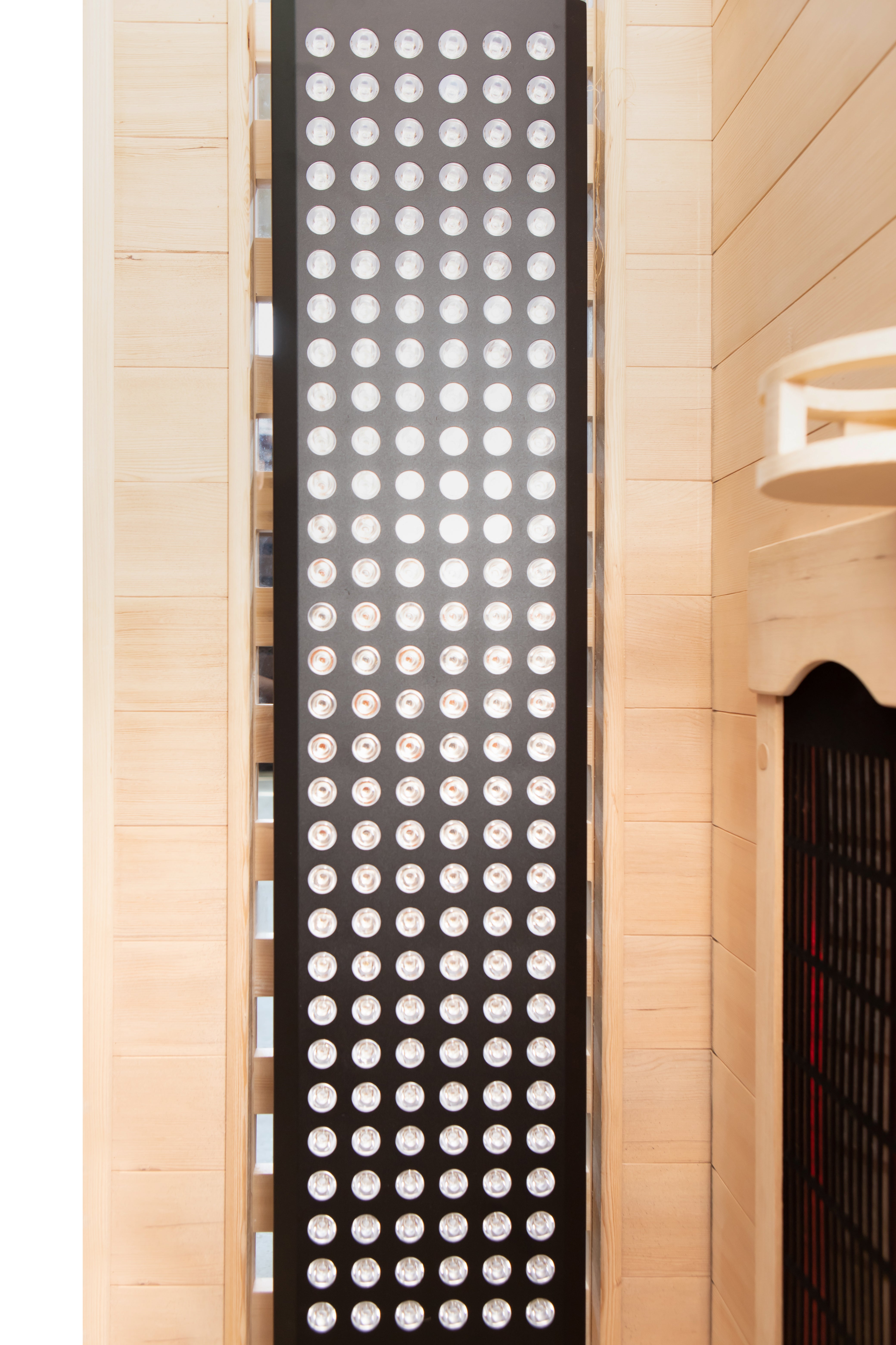 Peak Saunas Denali 3-Person Full Spectrum Infrared Sauna with Built-In XL Medical-Grade Red Light Therapy & Smart WiFi App Control